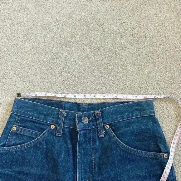 Levis Strauss & Co 70s Vintage High Waist Shorts Stretch Denim Booty Shorts - Picture 4 of 9